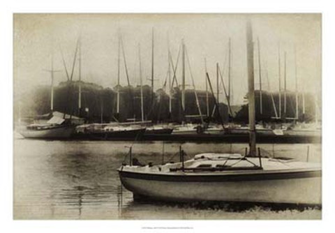 Framed Waiting to Sail I Print