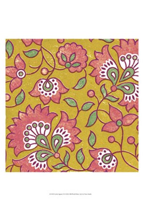 Framed Ceylon Squares VI Print