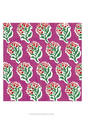 Framed Ceylon Squares VII Print