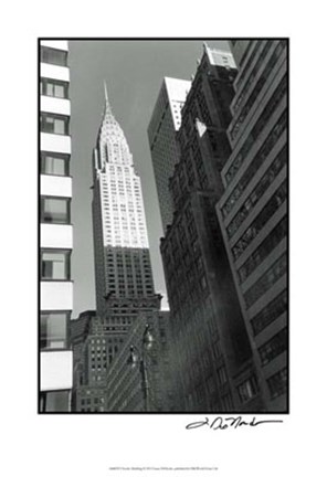 Framed Chrysler Building Print