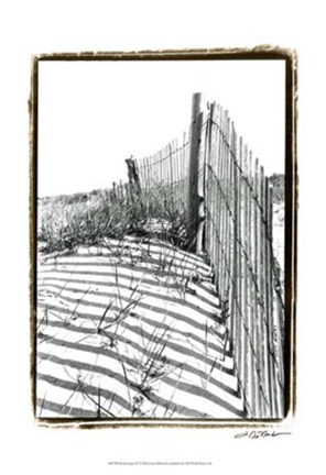 Framed Beach Scape IV Print