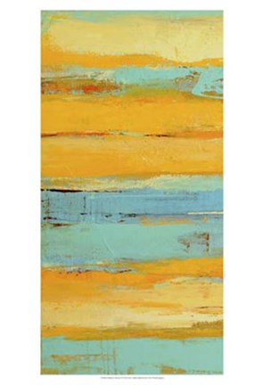 Framed Caribbean Sunrise I Print