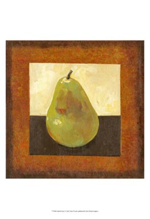 Framed Gilded Fruit I Print