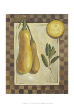 Framed Veggies &amp; Herbs III Print