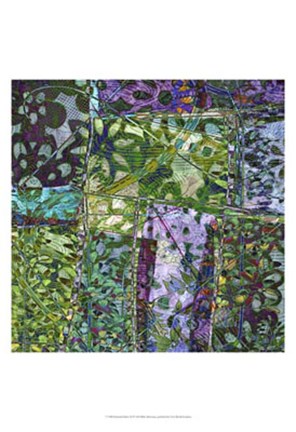 Framed B-Jeweled Deco IV Print