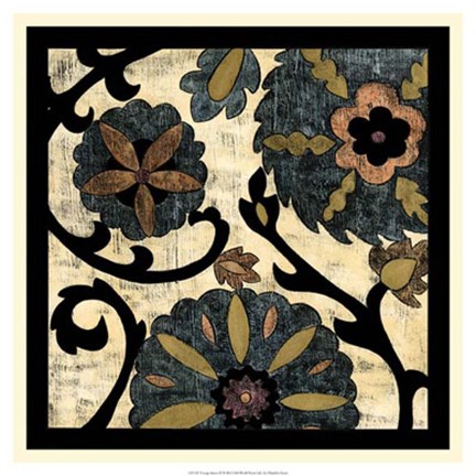 Framed Vintage Suzani II Print