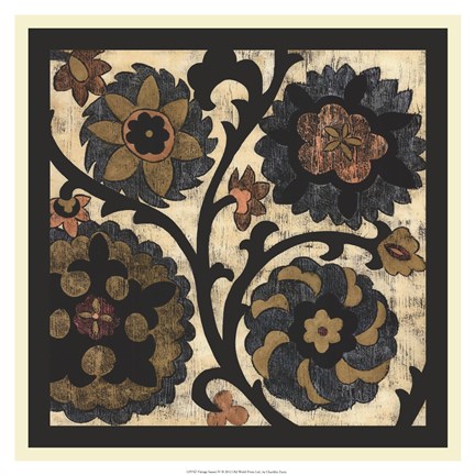 Framed Vintage Suzani IV Print