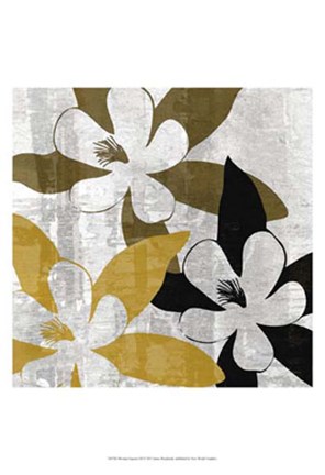 Framed Bloomer Squares III Print