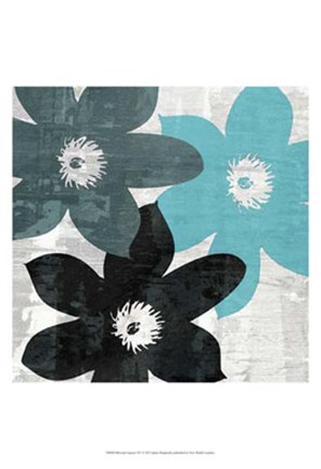 Framed Bloomer Squares XV Print