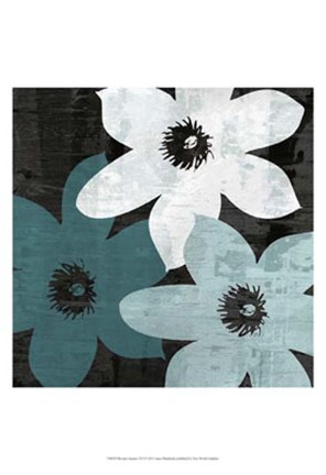 Framed Bloomer Squares XVI Print