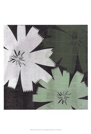 Framed Bloomer Squares XVIII Print