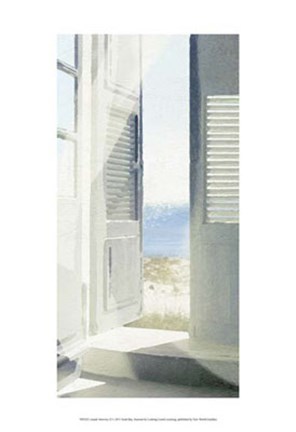 Framed Coastal Doorway II Print