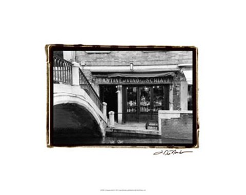 Framed Venetian Stroll I Print