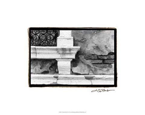Framed Venetian Stroll III Print