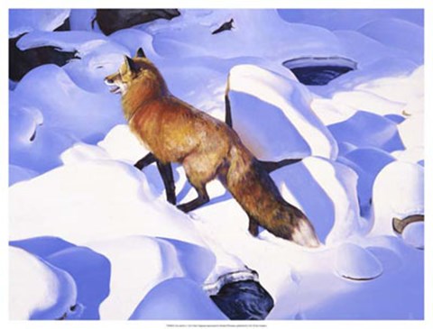 Framed Fire &amp; Ice Print