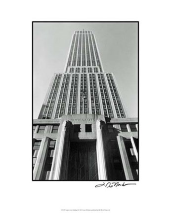 Framed Empire State Building I Print