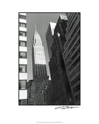 Framed Chrysler Building Print