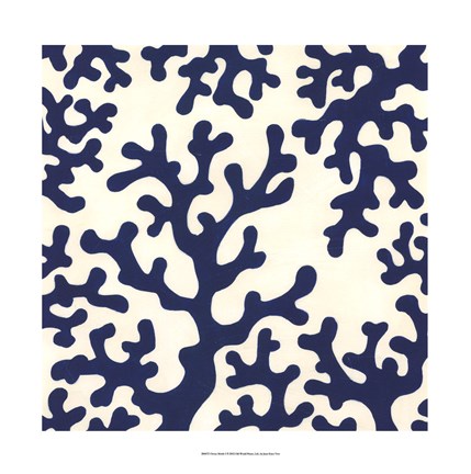 Framed Ocean Motifs I Print