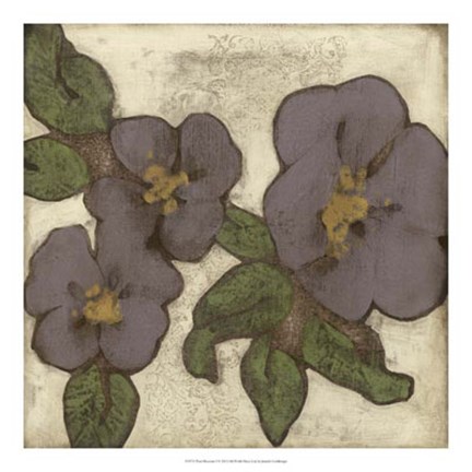 Framed Plum Blossoms I Print