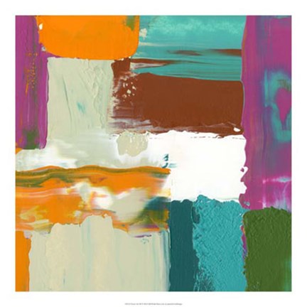 Framed Neon City III Print