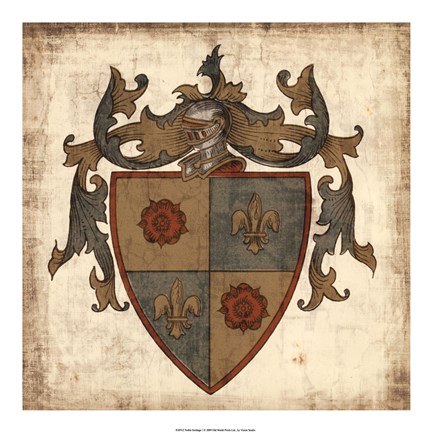 Framed Noble Heritage I Print