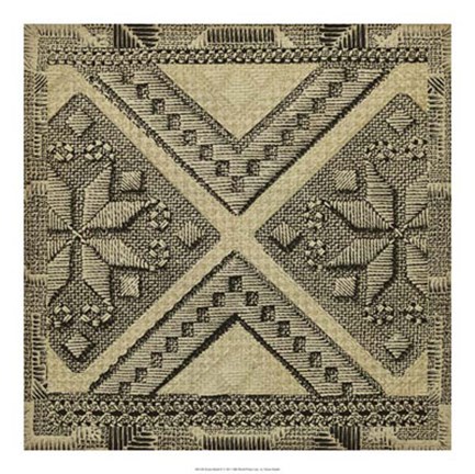 Framed Kuba Detail II Print