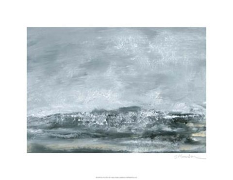 Framed Sea View III Print