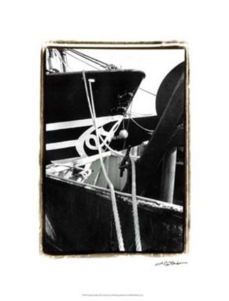 Framed Fishing Trawler III Print