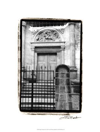 Framed Prague Passageway II Print