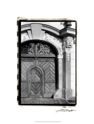 Framed Prague Passageway III Print