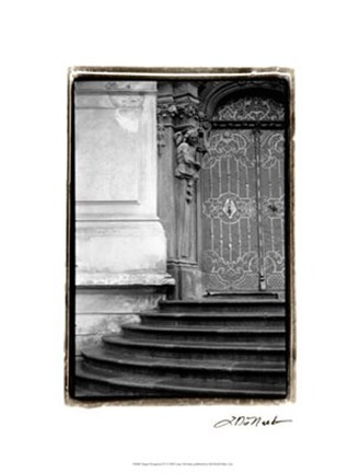 Framed Prague Passageway IV Print
