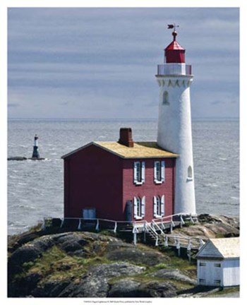 Framed Fisgard Lighthouse Print