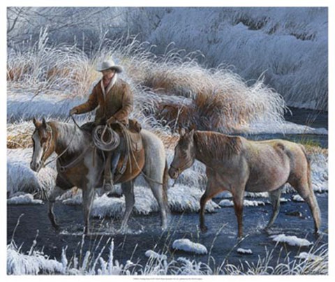 Framed Heading Home Print