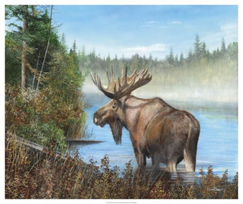 Framed At River&#39;s Edge II Print