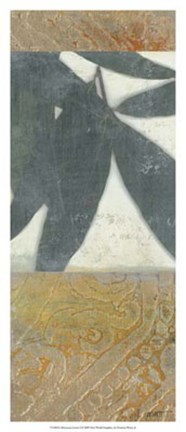 Framed Moroccan Leaves I Print