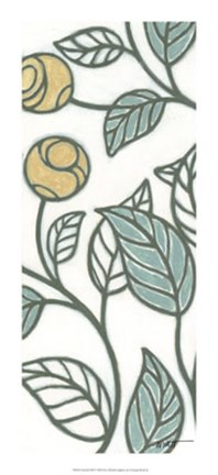 Framed Flourish III Print