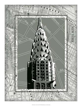 Framed Tour of New York I Print