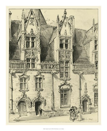 Framed Ornate Facade II Print