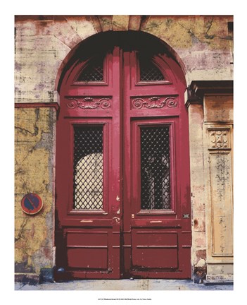 Framed Weathered Facade III Print