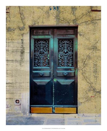 Framed Weathered Facade IV Print