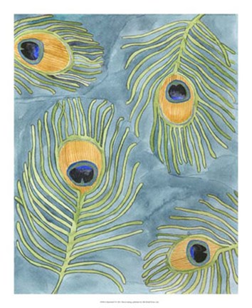 Framed Bejeweled I Print