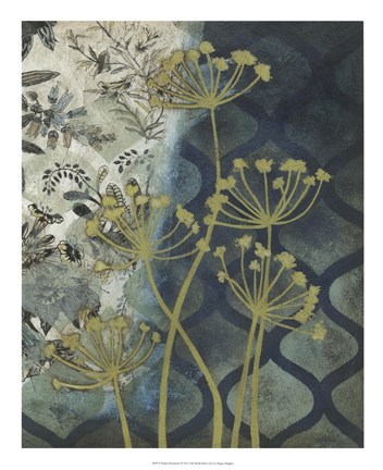 Framed Peridot Botanical I Print