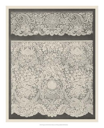 Framed Vintage Lace II Print