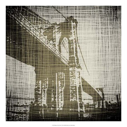 Framed Bridges of New York I Print