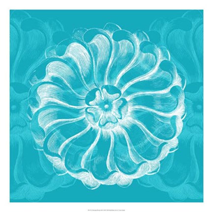 Framed Chromatic Rosette III Print