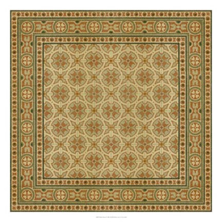 Framed Italian Mosaic I Print