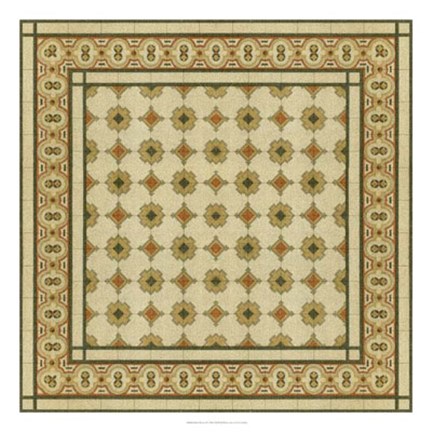 Framed Italian Mosaic II Print