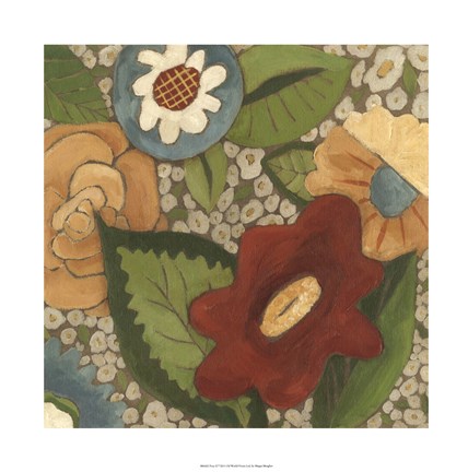 Framed Posy II Print