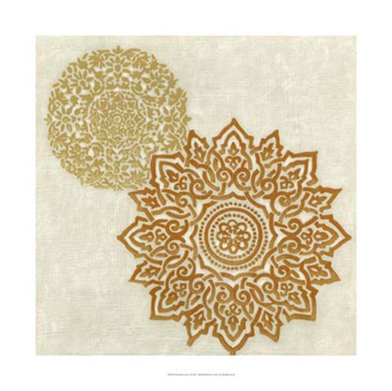 Framed Mandarin Star II Print