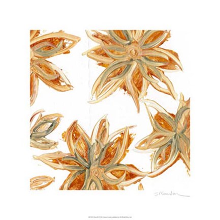 Framed Fleur III Print